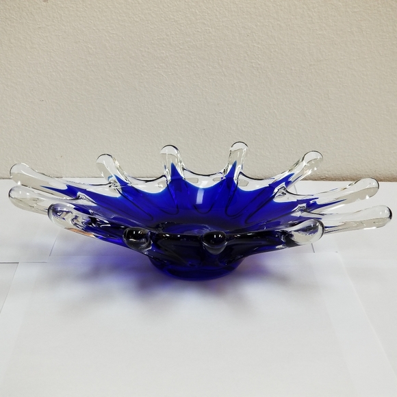 #1137 Continental Creations Ocean Spray Blue Bowl - Picture 3 of 9